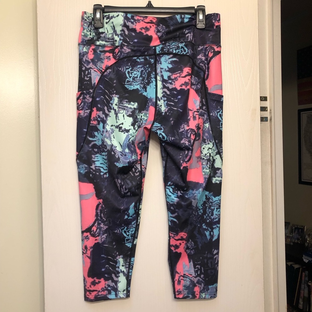 Colorful Leggings size XL with Pockets - Picture 2 of 4